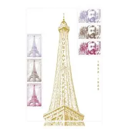 Timbre de collection France - F5665 - Hors Abonnement - Bloc Gustave Eiffel 1832-1923 Livraison Express