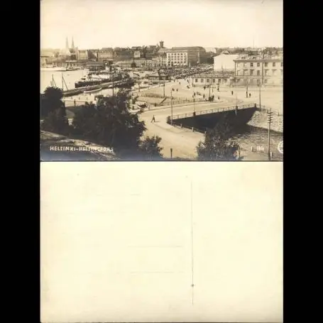 Suede - Helsinki - Helsingfors - Vue generale du port et de la ville Achat Immédiat