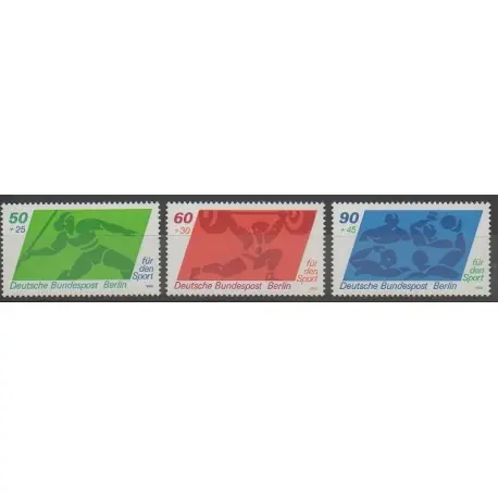 Authentique Allemagne occidentale (RFA - Berlin) - 1980 - No 582/584 - Sports divers