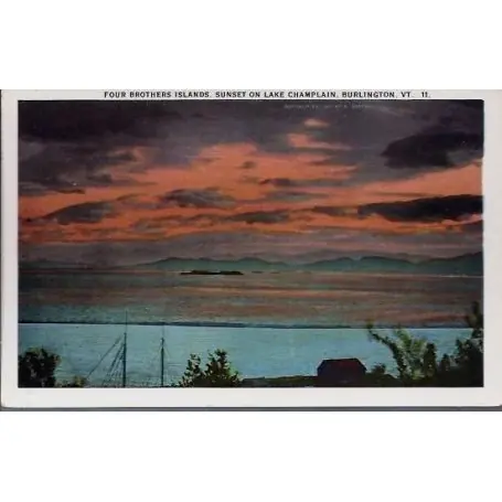 Retour Gratuit USA - Burlington VT. - Four brother islands