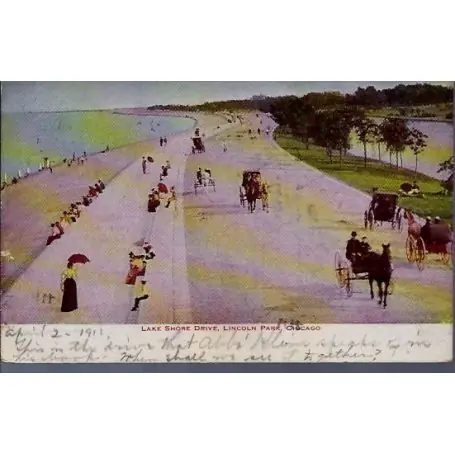 USA - Chicago - Lake shore drive Lincoln Park Livraison Express