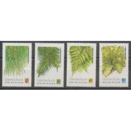 Christmas (Iles) - 1989 - No 293/296 - Flore Meilleur Choix