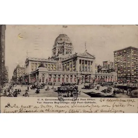 Remise USA - Chicago - U.S. Government building & Post