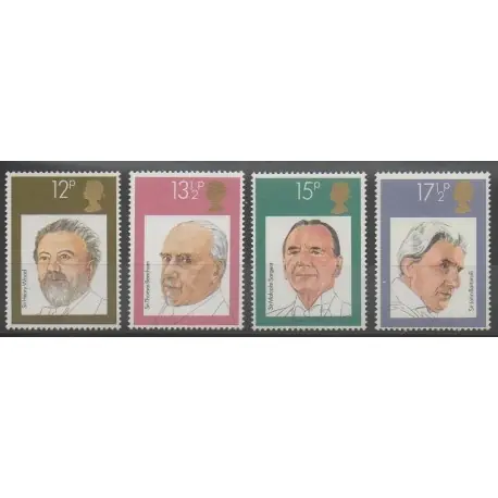 Certifié Grande-Bretagne - 1980 - No 951/954 - Musique