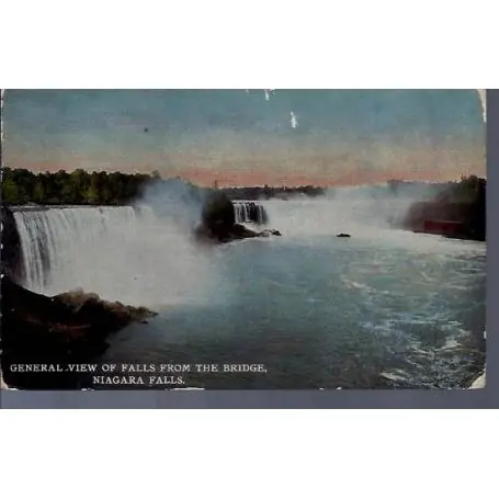 Livraison Express USA - Gal view of falls from the bridge - Niagara