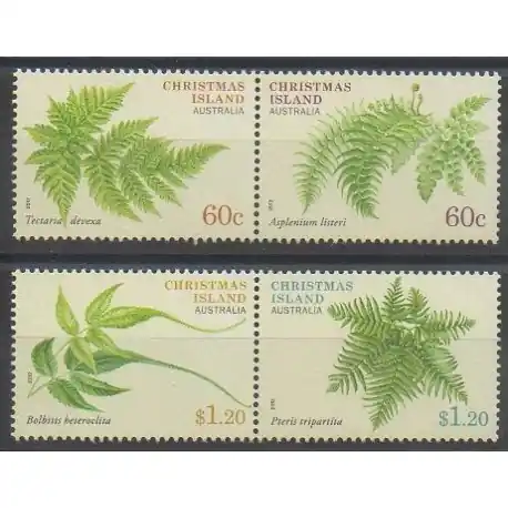 Christmas (Iles) - 2012 - No 730/733 - Flore Prix Promo
