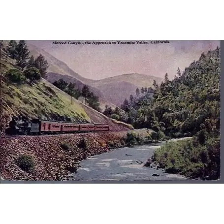 Gros Lot USA - Merced Canyon - California - Train