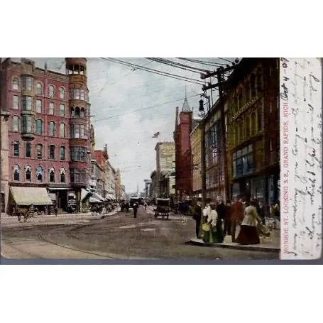 Achat Immédiat USA - Monroe St. looking S.E. - Grand Rapids Mich.