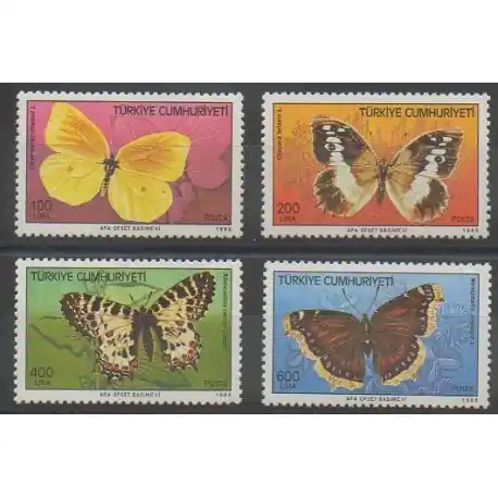 Turquie - 1988 - No 2582/2585 - Insectes Livraison Gratuite