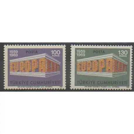 Turquie - 1969 - No 1891/1892 - Europa Super Prix