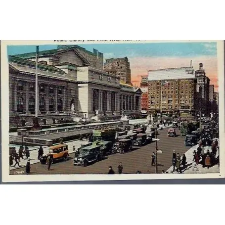 Remise USA - New York - Public Library and Fifth ave.