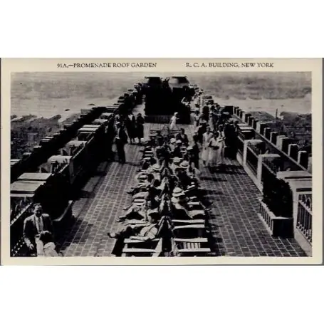 USA - New York - R.C.A. building - Promenade Prix Cassé