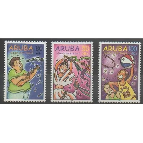 Aruba - 1998 - No 226/228 - Enfance Édition Limitée