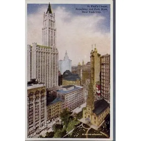 Offre Limitée USA - New York St Paul's Chapel Broadway Park Row