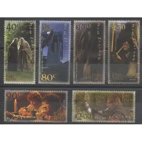 Haute Qualité Nouvelle-Zélande - 2001 - No 1883/1888 - Cinéma