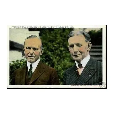 USA - PRESIDENT COOLIDGE AND VICE-PRESIDENT DAWES Premium