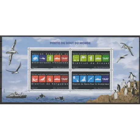 Promotion Saisonnière TAAF - Blocs et feuillets - 2017 - No BS1 - Service postal