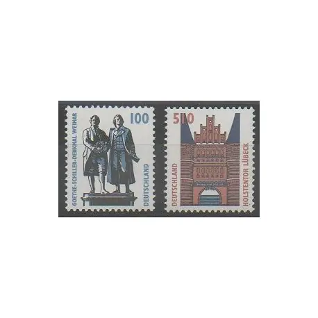 Allemagne - 1997 - No 1771/1772 - Monuments Garantie Incluse