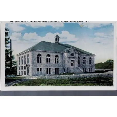 USA - VT. - Mc Cullough gymnasium Middlebury Coll. Tendance