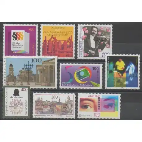 Livraison Mondiale Allemagne - 1996 - No 1706/1714