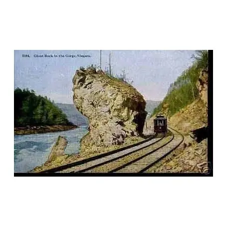 CANADA - GIANT ROCK IN THE GORGE - NIAGARA - TRAIN Acheter En Ligne