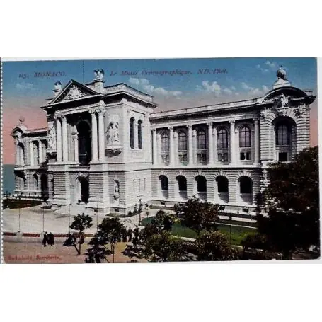 Monaco - Le musee Oceanographique - Non voyage - Dos divise Paiement Sécurisé