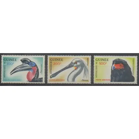 Jusqu’à Épuisement Des Stocks Guinée - 1962 - No PA26/PA28 - Oiseaux