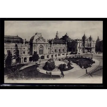 Commander Maintenant Monaco - Monte-Carlo - ensemble du casino - Non voyage - Dos divise