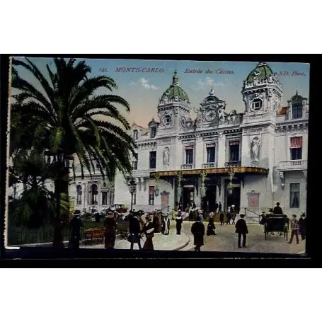 Monaco - Monte-Carlo - Entree du casino - Non voyage - Dos divise Offre Exclusive