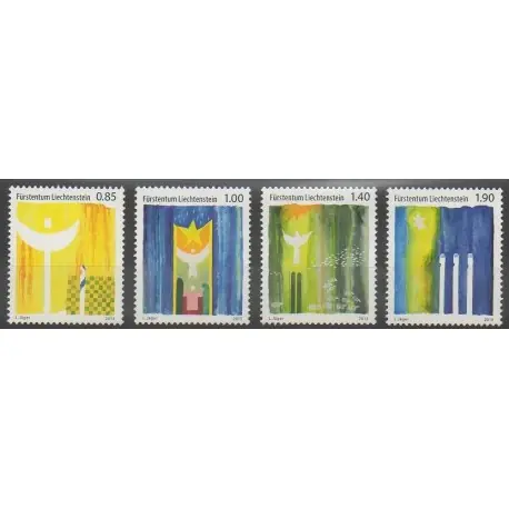 Prix Cassé Liechtenstein - 2013 - No 1636/1639 - Noël