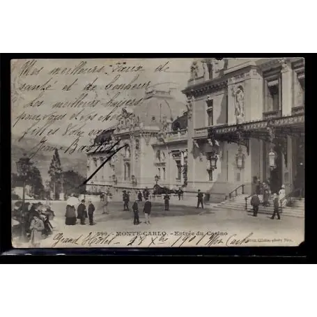 Meilleur Prix Monaco - Monte-Carlo - Entree du casino - Voyage - Dos non divise