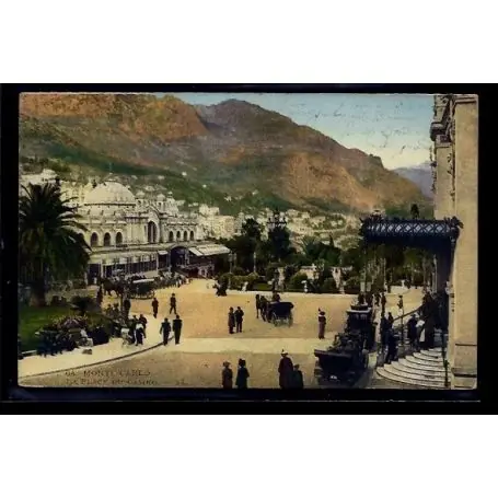 Monaco - Monte-Carlo - la place du casino - Voyage - Dos divise Livraison Gratuite