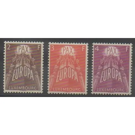 Authentique Luxembourg - 1957 - No 531/533 - Europa