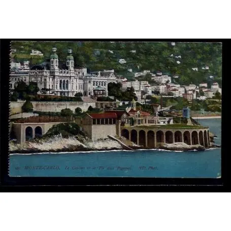 Monaco - Monte-Carlo - le casino et le tir aux pigeons - Non voyage - Dos d Gros Lot