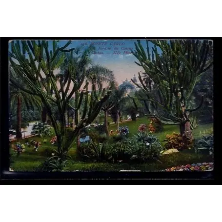 Monaco - Monte-Carlo - les jardins du casino - cactus - Non voyage - Dos d Premium