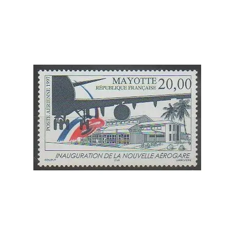 Paiement Sécurisé Mayotte - Poste aérienne - 1997 - No PA1 - Aviation