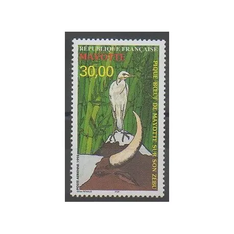 Livraison Mondiale Mayotte - Poste aérienne - 1998 - No PA3 - Oiseaux
