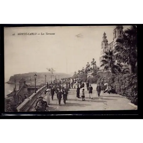 Produit De Marque Monaco - Monte-Carlo - les terrasses - Voyage - Dos divise