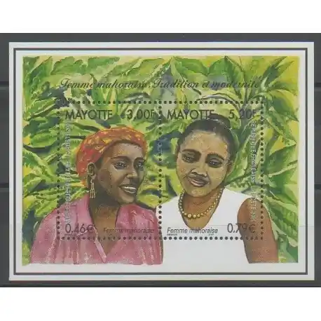 Prix Bas Mayotte - Bloc et feuillet - 2000 - No BF3