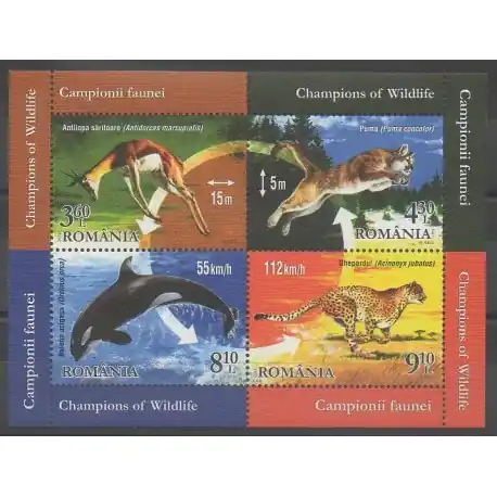 Livraison Gratuite Roumanie - 2015 - No BF471 - Animaux