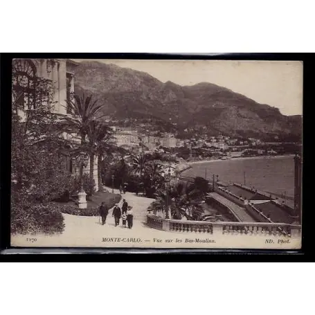 Monaco - Monte-Carlo - vue sur les bas-Moulins - Voyage - Dos divise Meilleure Qualité