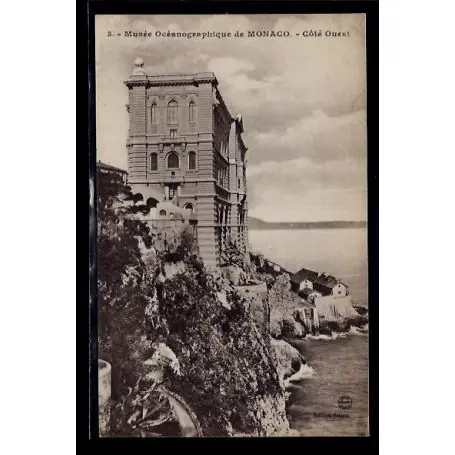 Monaco - Musee Oceanographique - cote Ouest - Non voyage - Dos divise Meilleure Vente