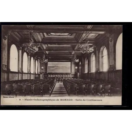 Monaco - Musee Oceanographique - salle de Conferences - Non voyage - Dos di Remise