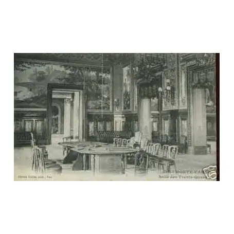 MONTE-CARLO - SALLE DES TRENTE-QUARANTE Prix Cassé