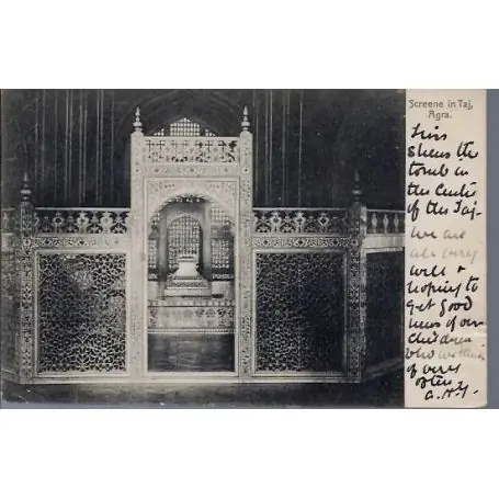 Inde - Agra - Screene in Taj. Livraison Gratuite