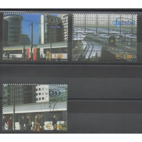 Belgique - 2005 - No CP513/CP515 - Chemins de fer Solde