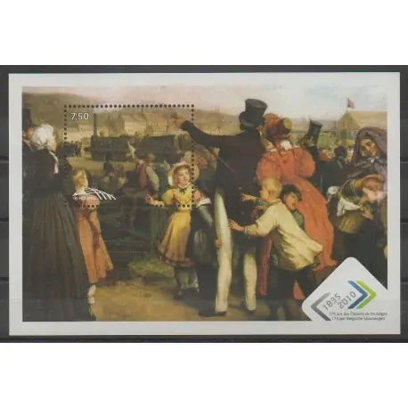 Belgique - 2010 - No CPBF8 - Chemins de fer Fait Main