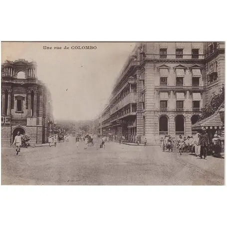 Ceylan - Une rue de Colombo - Animee Nouvelle Collection