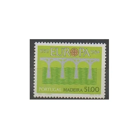 Certifié Portugal (Madère) - 1984 - No 95 - Europa