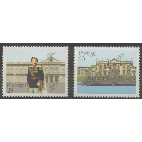 Portugal - 1989 - No 1778/1779 - Châteaux Vente Directe
